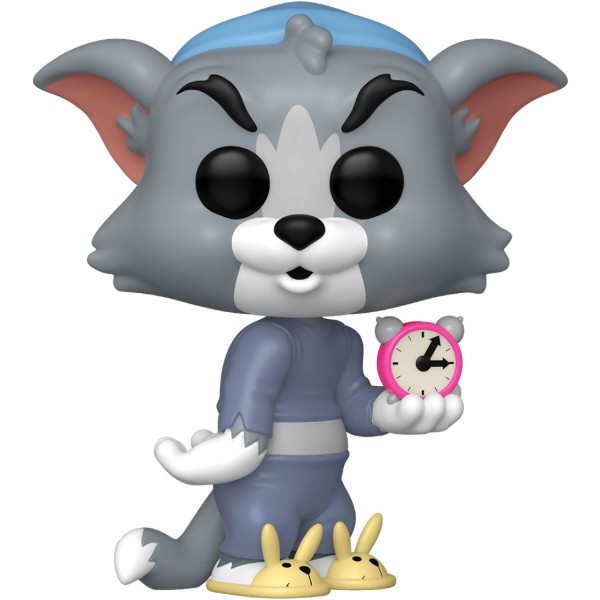 Фото - Коллекционная фигурка FUNKO POP! серии Том и Джерри S4 - ТОМ С БУДИЛЬНИКОМ (86282)